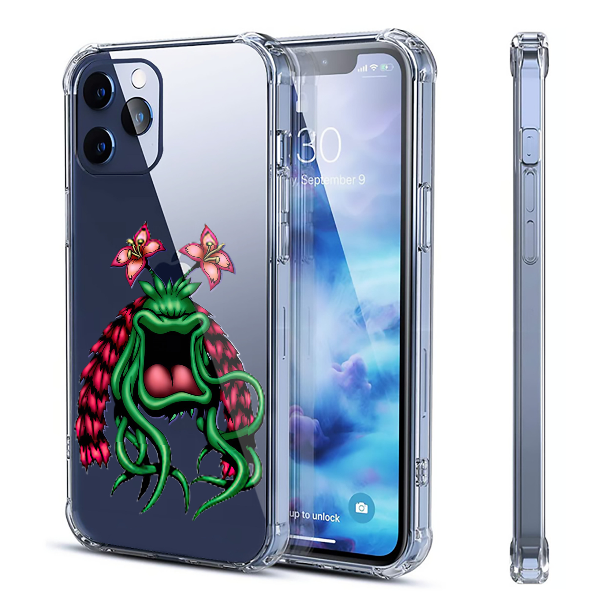 （画像用） 遊☆戯☆王 Yu-Gi-Oh! 【iPhone 12シリーズ対応】透明スマホケース（クリアソフトケース）